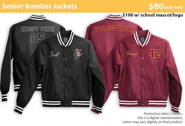 Senior Class Bomber Jackets