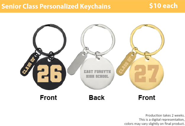 Senior Class Keychains