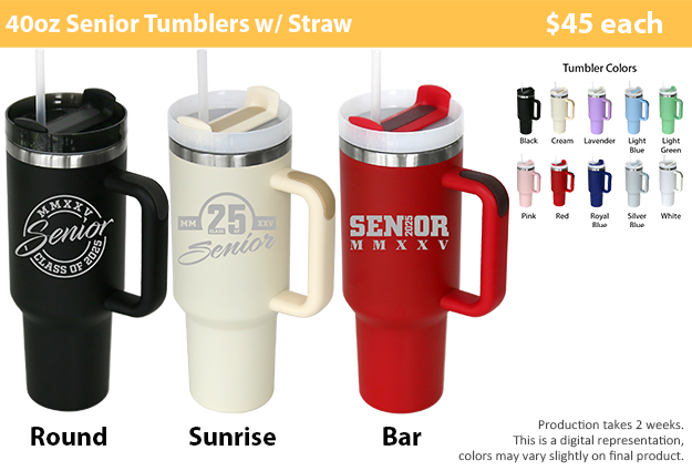 Senior Class Tumblers
